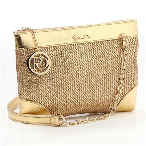 Shimmering Gold Cross Body Bag - Premon