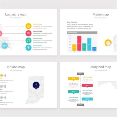 USA Counties Maps PowerPoint Template | Master Bundles