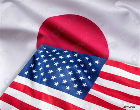 Flags of United states of america and japan flag together - stock photo 2204602 | Crushpixel