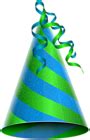 Birthday Party Hat Green Blue PNG Clip Art Image | Gallery Yopriceville - High-Quality Free ...