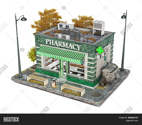 Pharmacy Building On Image & Photo (Free Trial) | Bigstock