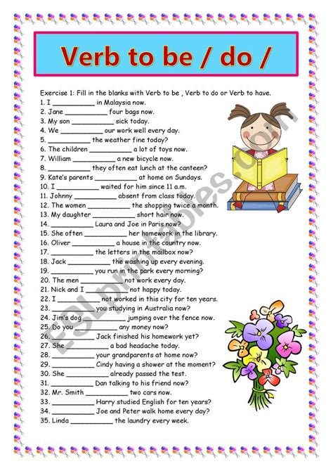 Be Do Have (Present) - ESL worksheet by sapphire_blue