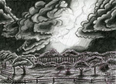 Storm Drawing by Travis Jimmerson | Fine Art America