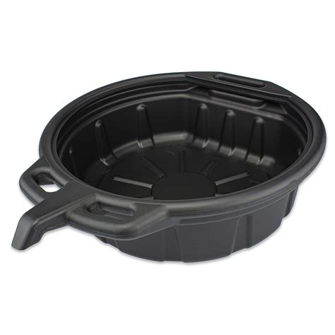 NEIKO 20762A Oil Drain Pan | Black Plastic Anti Splash | Motor Oil Drip ...