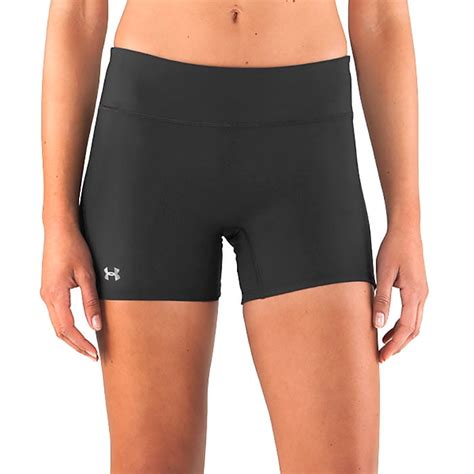 Under Armour - Under Armour Women's Authentic 4" Compression Shorts - Black - Walmart.com ...