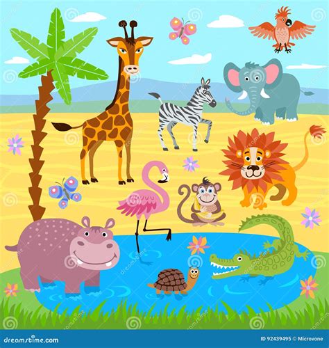 Baby Zoo Animals Cartoon