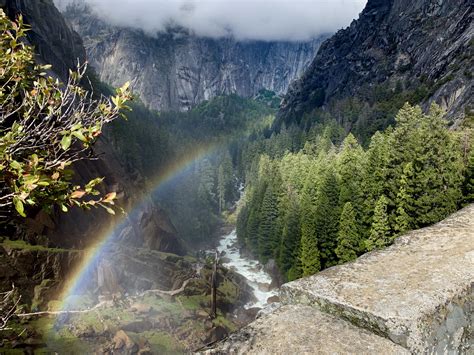 Yosemite mist trail lived up to its name : r/backpacking