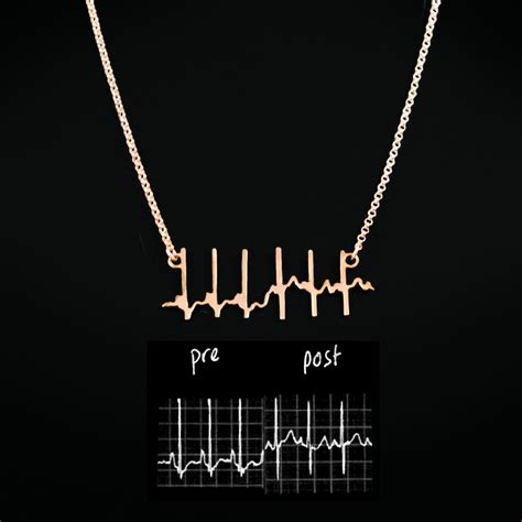 Original Heartbeat Necklace - Custom Heartbeat Jewelry with Soundwave