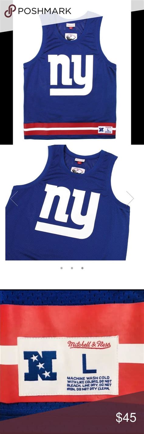 New York Giants Mitchell and Ness Throwback Jersey | New york giants ...