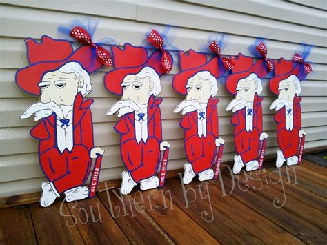 Ole Miss COLONEL REB University of by SouthernByDesignCo on Etsy