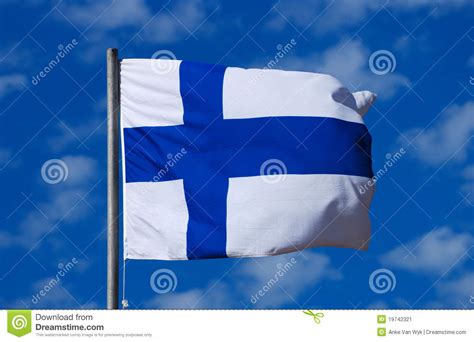 Flag of Finland stock image. Image of european, finnish - 19742321