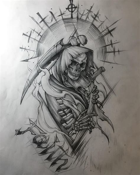 Stencil Grim Reaper Tattoo Designs Best Tattoo Ideas – NBKomputer