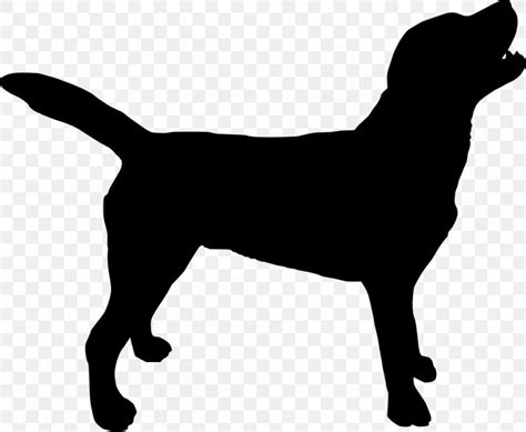 Labrador Retriever Silhouette Puppy Clip Art, PNG, 1000x822px, Labrador Retriever, Black, Black ...