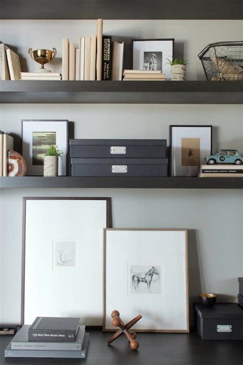 Office Shelves - Contemporary - den/library/office - Kelly Deck Design