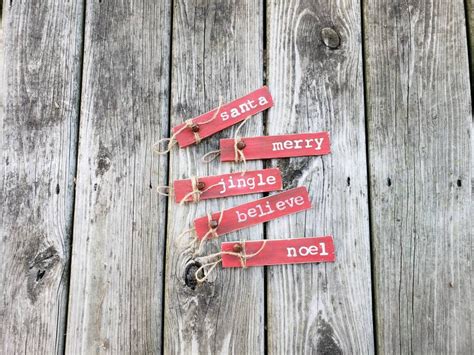 Farmhouse Christmas Ornaments Rustic Christmas Ornaments - Etsy