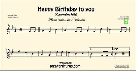 Happy Birthday Sheet Music for Recorder - YouTube