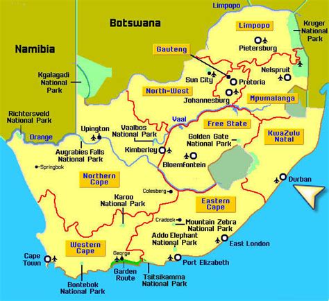 Durban Map - South Africa