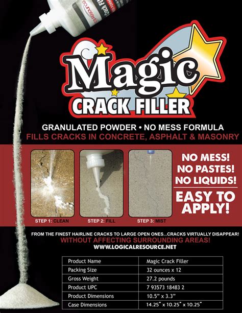 Magic Crack Filler - Logical Resource