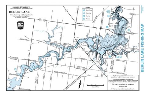 BERLIN LAKE FISHING MAP - U.S. Army