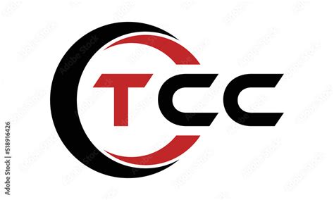 TCC three letter swoosh logo design vector template | monogram logo | abstract logo | wordmark ...