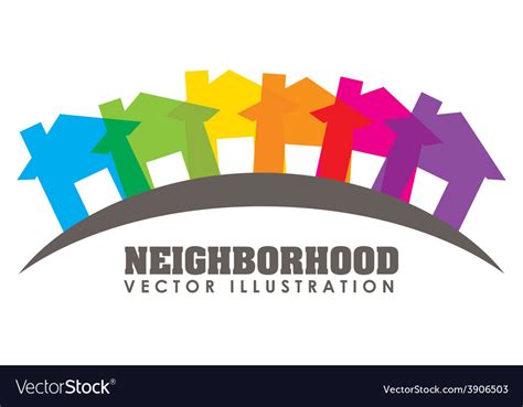 Neighborhood Royalty Free Vector Image - VectorStock