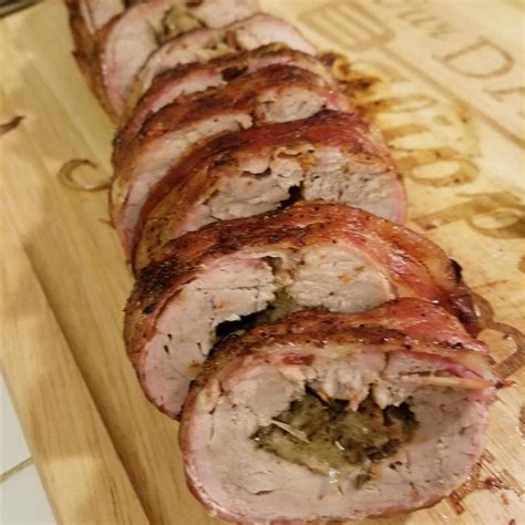 Bacon Wrapped Stuffed Pork Tenderloin Recipe | Allrecipes