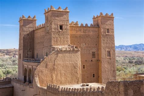 Ancient Casbah Building, Morocco Stock Image - Image of african ...