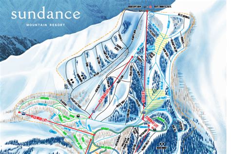 Sundance Ski Resort - Map, Weather & Information - Ski Utah