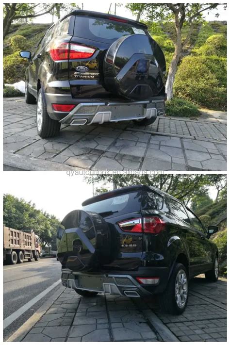 Car Body Kit Car Rear Bumper Protection For Ford Ecosport 2018 Up Made ...