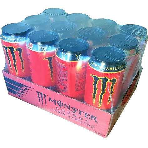 Buy Lewis Hamilton LH44 Monster Energy Drink 500ml (Pack of 12) Online ...