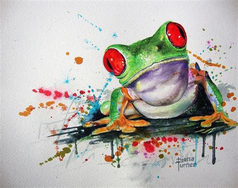 Frog Eye View Painting by Diana Turner