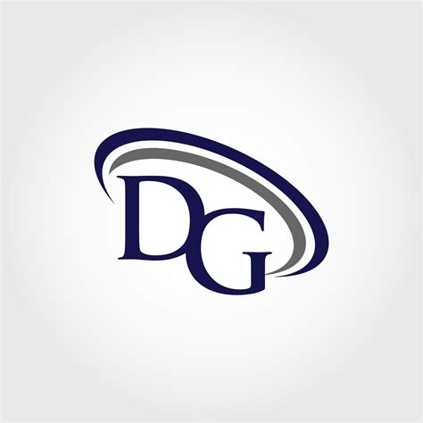 Monogram DG Logo Design By Vectorseller | TheHungryJPEG
