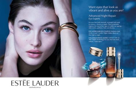 Grace Elizabeth Estee Lauder Night Eye Repair Campaign