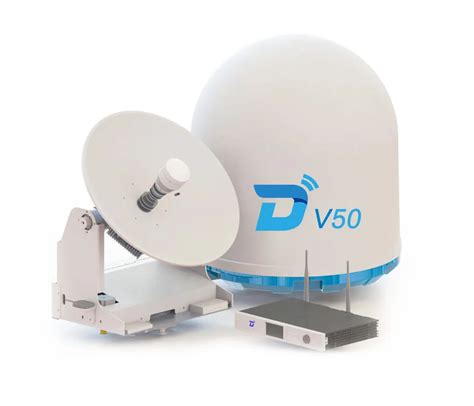 Ditel V50 50cm Mobile Maritime Outdoor Satellite Automatic Communication Dish Antenna Internet ...