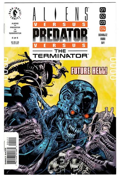 Aliens vs. Predator vs. the Terminator #4 VF/NM 2000 Dark Horse Comics ...