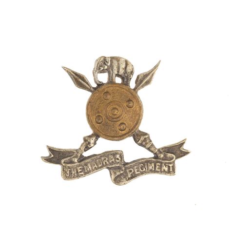 Collar badge, The Madras Regiment, post-1950 | Online Collection | National Army Museum, London