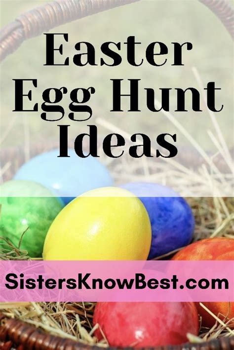 DIY Easter Egg Hunt Ideas | Printable Easter Egg Scavenger Hunt ...