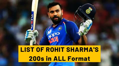 All Rohit Sharma Double Centuries in Cricket – 200 in All Formats ...