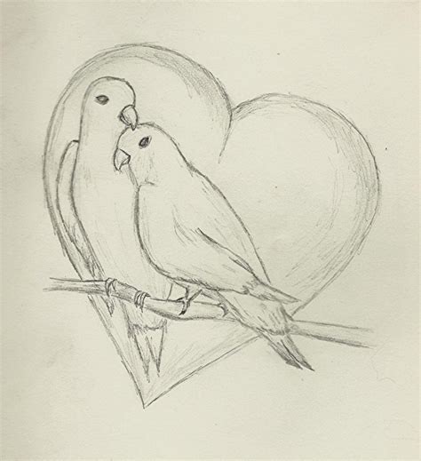 Cute Love Sketches at PaintingValley.com | Explore collection of Cute ...