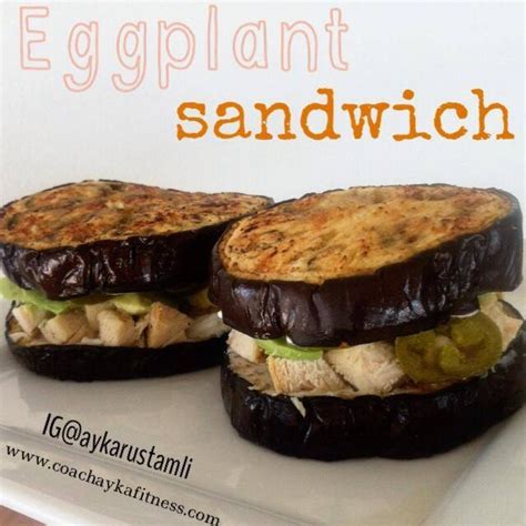 Ripped Recipes - Eggplant Sandwich