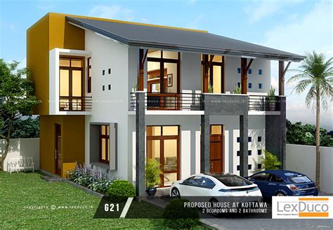 Top 200 House Designs in Sri Lanka and 3D Home Plans for 2021 by Lex Duco - Two Storey Category ...