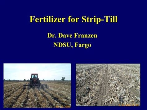 Fertilizer for Strip-Till