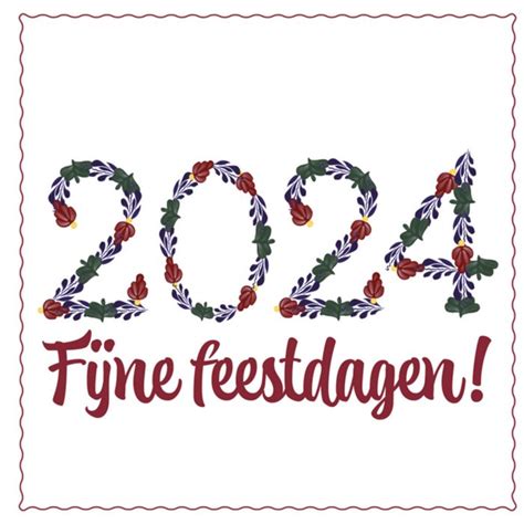 Boerenbont | Kerstkaart | 2024 | Fijne feestdagen | Greetz