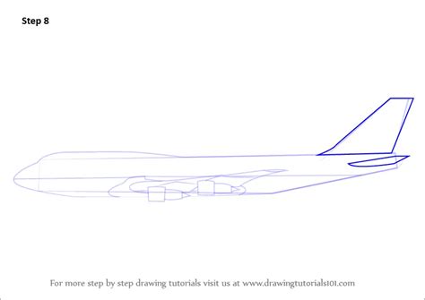 Learn How to Draw Aeroplane Sideview (Airplanes) Step by Step : Drawing ...