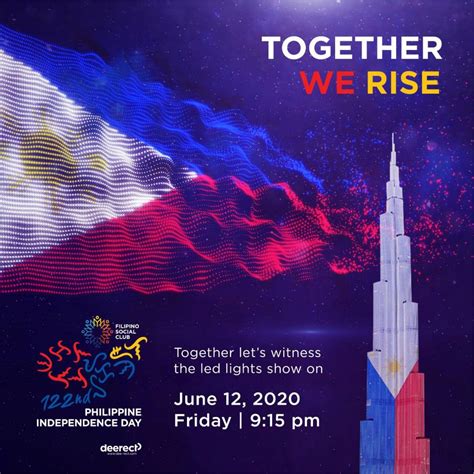 Burj Khalifa Lights up with Philippine Flag to Celebrate PH Independence Day | Dubai OFW