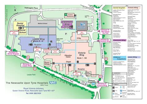 Royal Victoria Hospital Newcastle Site Map | Clinic | Hospital