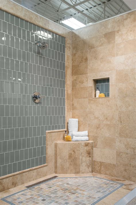 Bucak Light Walnut Travertine Wall and Floor Tile - 8 x 20 in. | Shower wall tile, Beige tile ...
