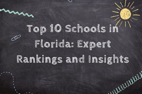 Top 10 Schools in Florida: Expert Rankings and Insights - The Teaching ...