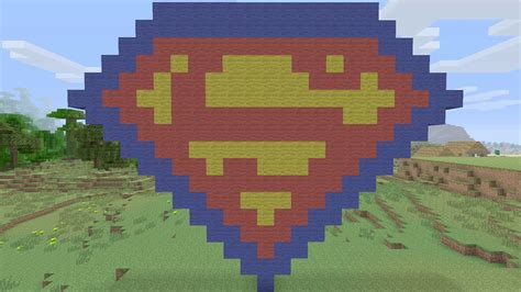 Minecraft Tutorials Superman Logo Pixel Art Youtube - vrogue.co