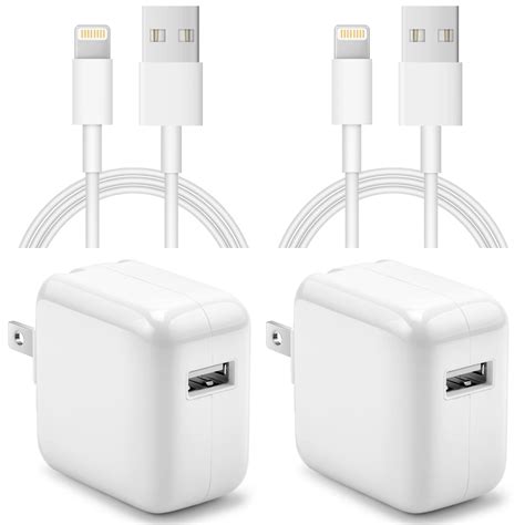 iPad Charger iPhone Charger?Apple MFi Certified? [2-Pack] 12W USB Wall ...